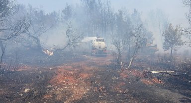 Antalya'da iki ayrı noktada orman yangını