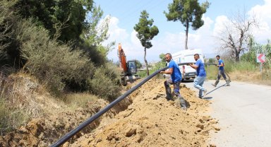ASAT Manavgat Karaöz'de su borularını yeniliyor