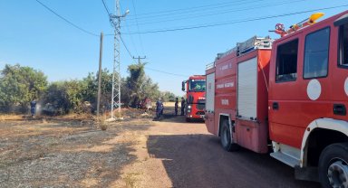 Döşemealtı'nda korkutan yangın