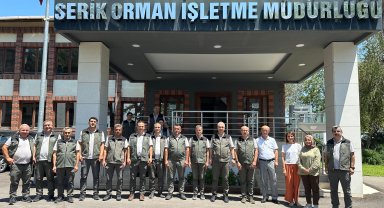 Orman Bölge Müdürü Derince Serik'te