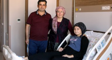 Kızına ikinci kez 'can' oldu
