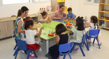 Korkuteli'de Büyükşehir kreşine büyük ilgi