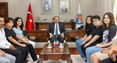 LGS birincilerinden Vali Pehlivan’a ziyaret