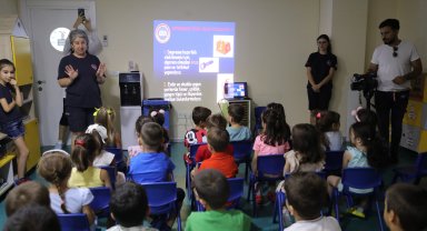 Miniklere hayati bilgiler aktarıldı