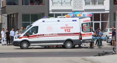 Otomobilin çarptığı yaya yaralandı
