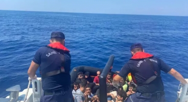 22 kaçak göçmen kurtarıldı