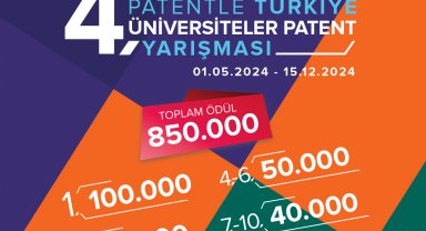 4. Ulusal Üniversiteler Patent Yarışması'nın başvuruları devam ediyor