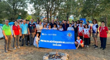 Büyükşehir izcileri Akseki'de kampta