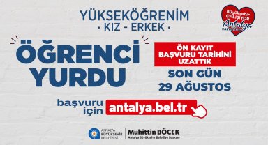 Büyükşehir'in yurtları üniversitelileri bekliyor