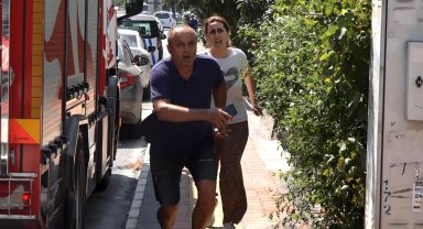Evlerindeki yangını duyunca koşarak geldiler