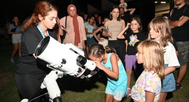 Gökyüzü tutkunları Dokuma Park'ta buluştu
