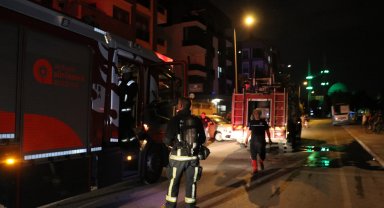 Klimadan çıkan yangın korkuttu