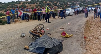 Korkuteli'de motosiklet kazası: 1 ölü