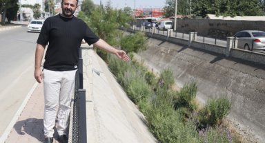 Kuruyan sulama kanalı sinek yuvası oldu