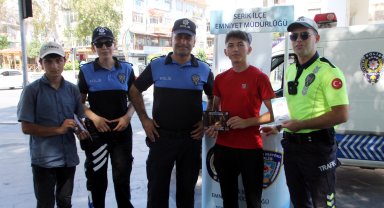 Serik polisinden bilgilendirme çalışması