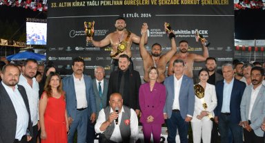 Altın Kiraz'da başpehlivan Hasan Cengiz oldu