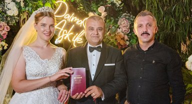 DHA muhabiri Levent Yenigün'ün mutlu günü