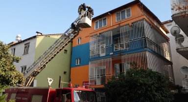 Kullanılmayan binadaki yangın büyümeden söndürüldü