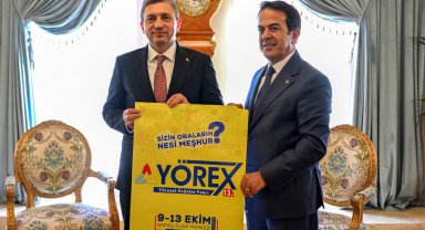 Vali Şahin ve Başkan Böcek'e YÖREX daveti