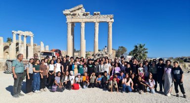 Çocuklara Aspendos-Side tanıtım gezisi