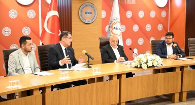 HAK-İŞ Konfederasyonu Genel Başkanı AESOB'da