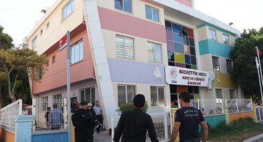 Kreşte yangın paniği
