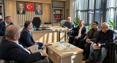 Başkan Kumbul'dan AK Parti İlçe Başkanı Söker'e ziyaret