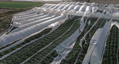 Hortum, 100 dönüm alan üzerine kurulu serayı yıktı