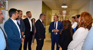 İl Sağlık Müdürü Özkan, hastaneyi inceledi