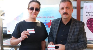 Kemer'de kaymakam ve müdürlerden organ bağışı