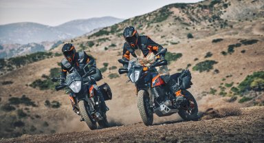 Kemer'de macera motosikleti etkinliği