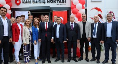 Manavgat'ta Kızılay Kan Alma Birimi açıldı