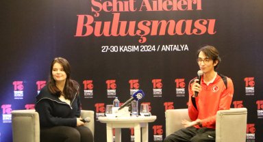 Mete Gazoz, şehit aileleriyle buluştu