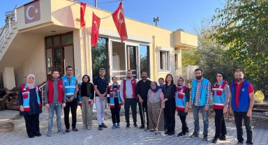 Şehidin anneannesinin evine bakım ve temizlik