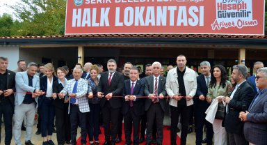 Serik'te Halk Lokantası açıldı