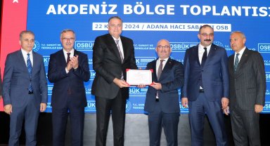 TSE'den Antalya OSB'ye Yeşil OSB Belgesi