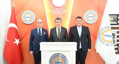 Bakan Yardımcısı Cantimur AESOB'da