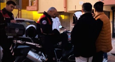 Motosiklette kuru sıkı tabanca ve mermi