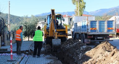 ASAT'tan Çamyuva ve Tekirova'da içme suyu hattı çalışması