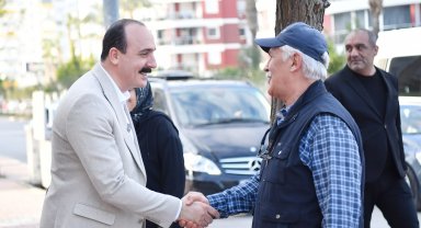 Başkan Kotan, Hurma ve Liman esnafını ziyaret etti