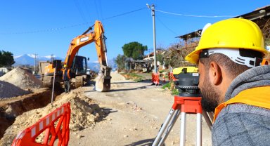 Büyükşehir'den kanalizasyon altyapı çalışması