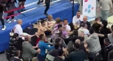 Kick boks şampiyonasında kavga: 4 yaralı, 5 gözaltı