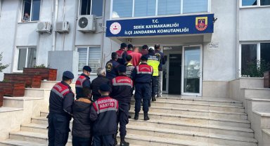 Serik'te aranan 14 şüpheli yakalandı