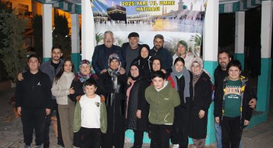 Umre yolcuları uğurlandı