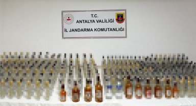 424 litre kaçak içki ele geçirildi