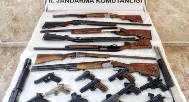 Korkuteli'nde ruhsatsız silah operasyonu