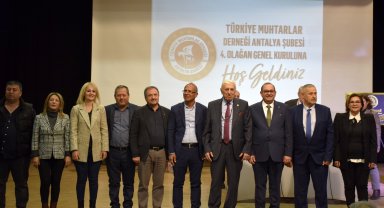 Muhtarlarda yeni başkan Çetin