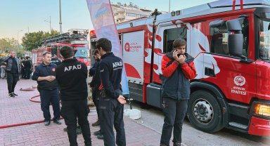 Restoran bacasındaki yangın korkuttu