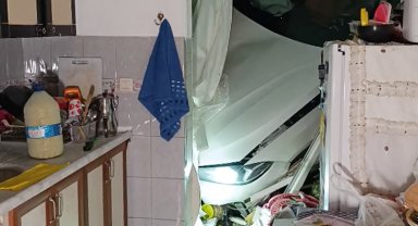 Uyuşturucu etkisinde gaza bastı, ortalık savaş alanına döndü