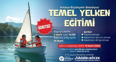 Büyükşehir'den 'Temel Yelken Eğitimi'